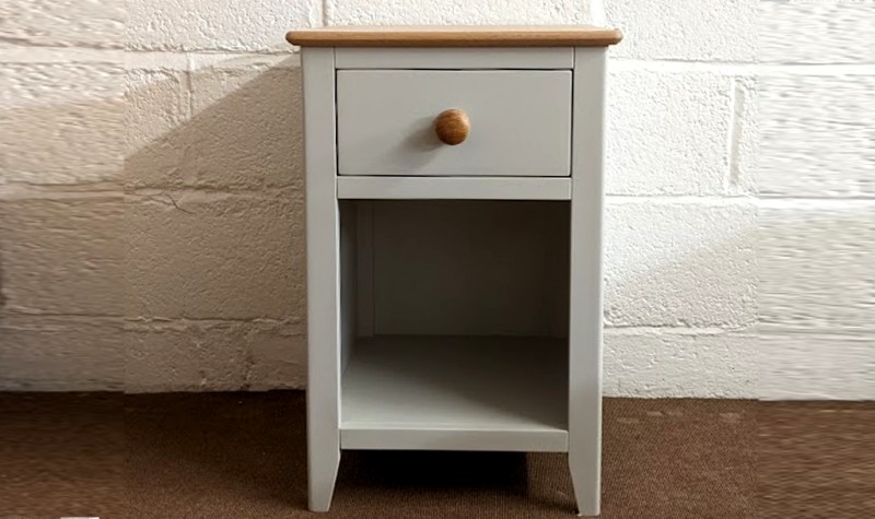 Moreland Painted with Oak Bedside